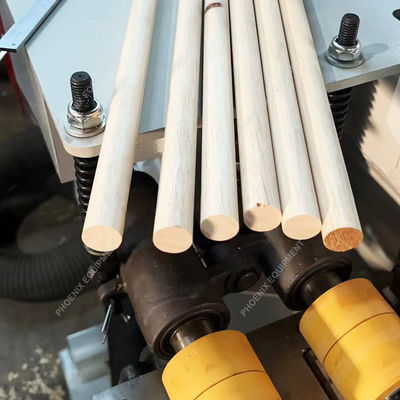 1.1kw Motore di alimentazione Macchina di scopa a bastone di legno per manicotti di scopa di legno