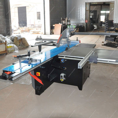 Home Lavori del legno Seghe a mitra scorrevole automatiche con tavolo scorrevole da 3200 mm e sollevamento del legno