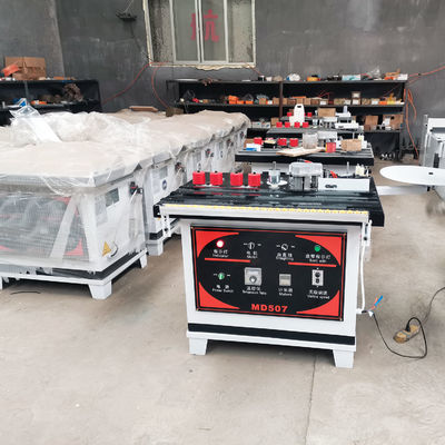 MD507 Macchina di fasciatura del bordo per la lavorazione del legno Rettifica curva con controllo della velocità