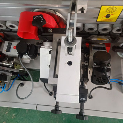 PME265S Compatto aziende agricole a base di legno pannello bordo Bander Machine per il lavoro Spessore 10-50 mm