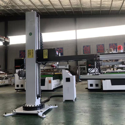 Apparecchiature per la manipolazione di materiali industriali a braccio meccanico per la linea di produzione di porte in legno