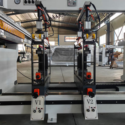 Macchina per la perforazione di fori in legno a quattro linee a più mandrini con funzione di perforazione a tavolo MZB73214