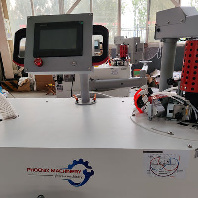 KN-700-3 Laser Precision Docking Folding Arm Curve Edge Banding Machine per porte per mobili