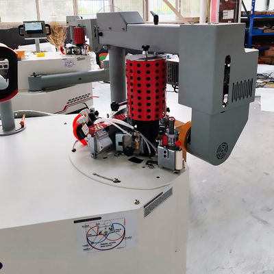 KN-700-3 Laser Precision Docking Folding Arm Curve Edge Banding Machine per porte per mobili