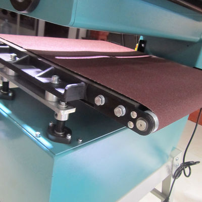 460x465 Semi-aperto Industrial Double Polishing Roller Wide Drum Belt Sander con supporto