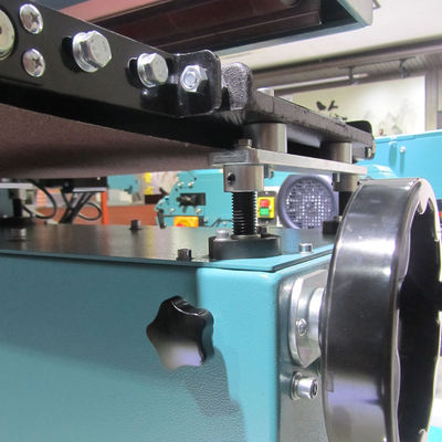 460x465 Semi-aperto Industrial Double Polishing Roller Wide Drum Belt Sander con supporto