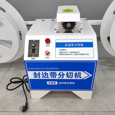 Long Life Life Edge Banding Tape Slitting Machine per piccoli mobili in PVC in legno