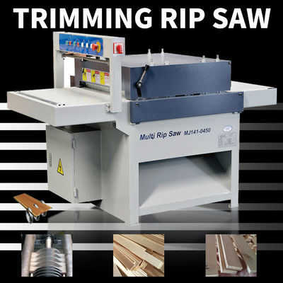 MJ141-0650 Automazione orizzontale Taglio di legno Multi Rip Trimming Saw Machine per segatura