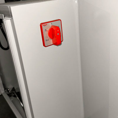 Macchina per la sega a rottura a lame multiple di taglio orizzontale di legno con velocità di alimentazione di 20,5/41 m/min