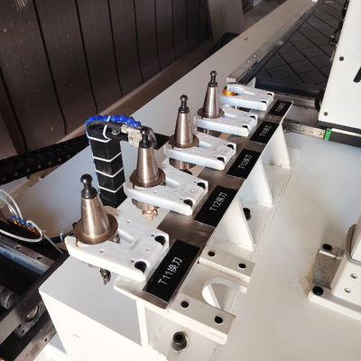 12kw Automatica CNC per mobili Chiusura porta Cerniera Punzione Invisibile slot machine