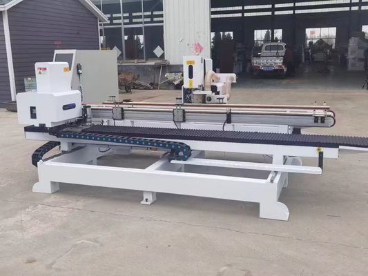Alta capacità 2000KG doppia linea numero CNC porta in legno serratura buco Mortising Machine