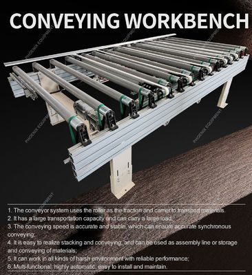 1300 mm di larghezza completamente automatico personalizzato in acciaio inossidabile convogliatore multi-rollo linea di assemblaggio