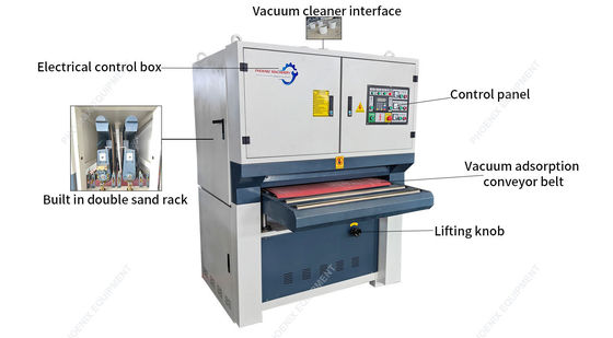R-R1000 Sandro ad assorbimento a vuoto per lavorazione del legno pesante con 1020*2000 mm di dimensione di sacchetto di sabbia