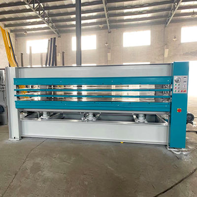 Negozi di materiali da costruzione MDF Melamina Porta Skin Making Machine Hydraulic Hot Press Machine