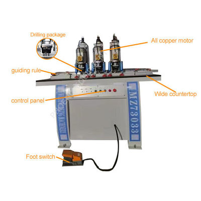 1.5kw*3 Cerniera a profilo di alluminio e mini-perforazione per la perforazione profonda a più assi