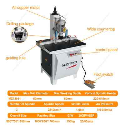 Macchine per la perforazione di porte con foratura a filettatura CNC ad alta precisione