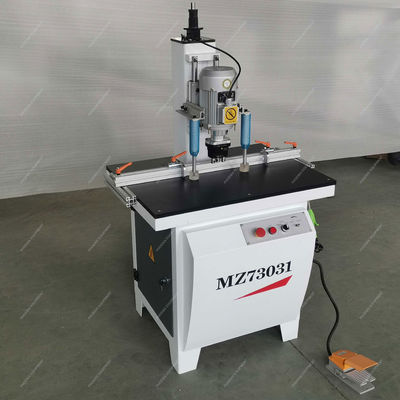 Mini portabile macchina di trivellazione a panca per porte in legno serratura buco di cerniera borsa singola testa CNC