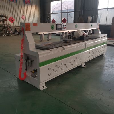 Macchina per la perforazione di fori per serrature di porte a doppia linea orizzontale per cartoni per mobili in compensato in MDF