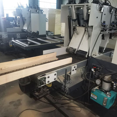 400 mm Max. Larghezza di lavoro Pressa di lavorazione del legno ad alta precisione sega a nastro orizzontale a rulli per tagliare tronchi sottili