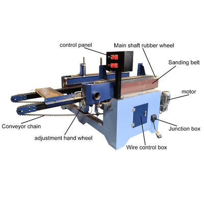 320 KG Peso doppio cintura Sander 1500mm per bordatura di sabbia Arredamento porta di legno armadi