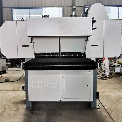 650 mm larghezza Heavy Duty Band Horizontal Saw Machine con potenza del motore della ruota a seghe da 18,5 kW
