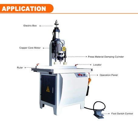 Max. profondità di perforazione 60 mm MZ73031 Cabinet Hinge Boring Machine per la cerniera verticale