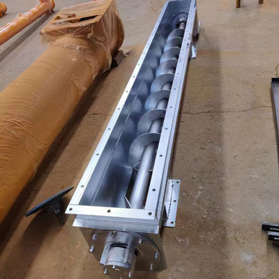 Trasporto sicuro TDLXU330-5 U-Shaped Dust Auger Endless Blade Grain Solid Feeder Hopper