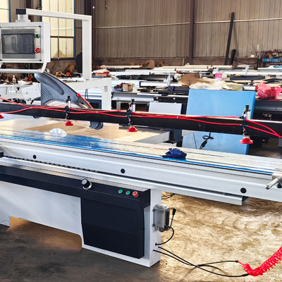 Macchina per segare il legno a tavola scorrevole con stile orizzontale di precisione industriale CNC