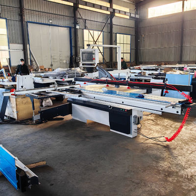 Macchina per segare il legno a tavola scorrevole con stile orizzontale di precisione industriale CNC