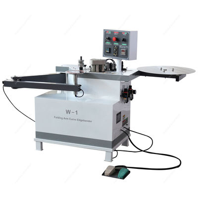 1.4kW Potenza W-1 Curve Line Edge Bander Completamente Automatico Attraverso Feed Edgebanding Machine