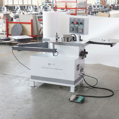 1.4kW Potenza W-1 Curve Line Edge Bander Completamente Automatico Attraverso Feed Edgebanding Machine