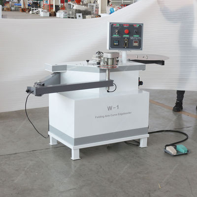 1.4kW Potenza W-1 Curve Line Edge Bander Completamente Automatico Attraverso Feed Edgebanding Machine
