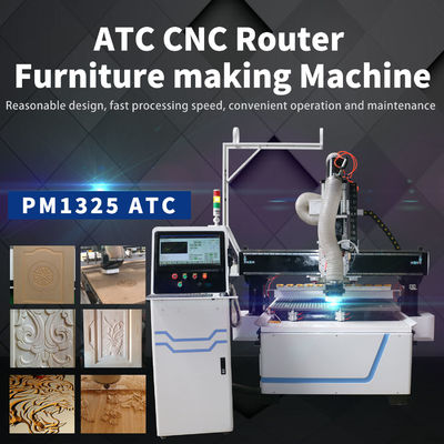 Controllore di assorbimento del vuoto 3 assi Router in legno per mobili in legno intaglio 3D PM1325 ATC