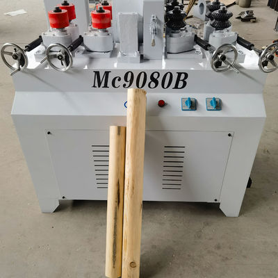 MC9080B Macchina di arrotondamento di picche per la lavorazione del legno con potenza di 4 kW e motore di alimentazione da 0,75 kW