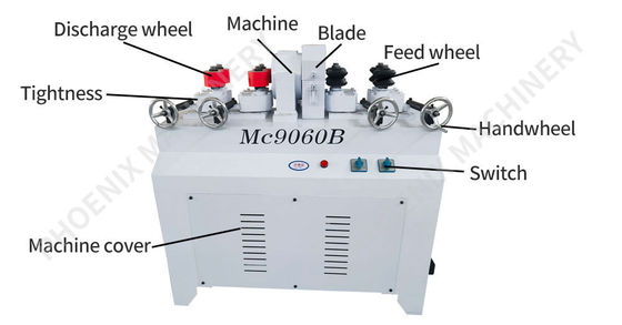 3KW Motore principale MC9060B Macchina per la fabbricazione di bastoncini per spazzole in legno con capacità di 310 kg