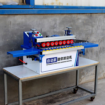 Piccola macchina per la lavorazione del legno MDF Polish Edgebander Semi-automatica per la curvatura del bordo in PVC