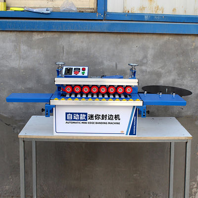 Piccola macchina per la lavorazione del legno MDF Polish Edgebander Semi-automatica per la curvatura del bordo in PVC