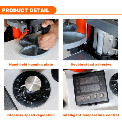 PVC Curve e Straight Mini Portable Edge Bander Manual Edge Banding Machine