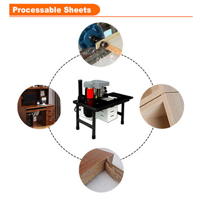 PVC Curve e Straight Mini Portable Edge Bander Manual Edge Banding Machine