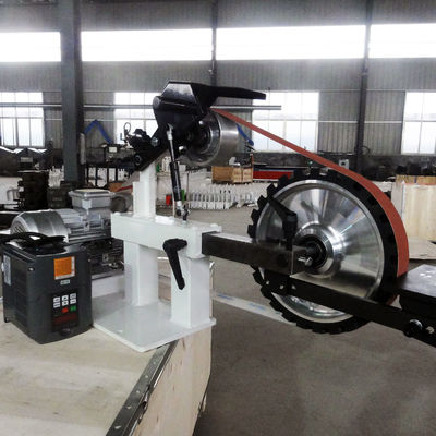 PMS2100 Automatic Desktop Small Metal Sanding Belt Machine Belt Grinder Machine con 1