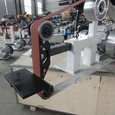 PMS2100 Automatic Desktop Small Metal Sanding Belt Machine Belt Grinder Machine con 1