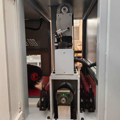 Potente 800mm Automatica Metallo Deburring Chamfering Sanding Machine con 7,5kw * 2 Potenza