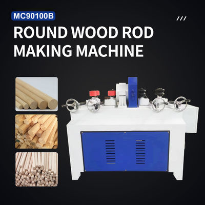 MC90100B Macchina a canna di legno rotonda La produzione avanzata di scope rotonde semplificata