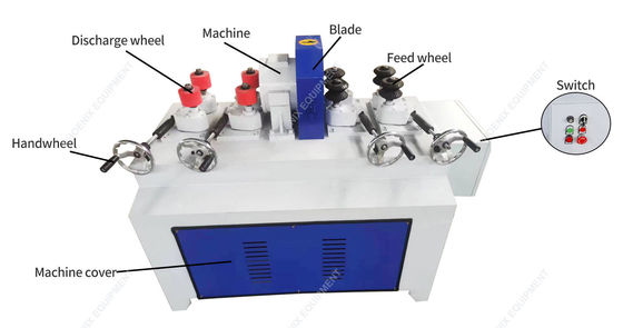 1.1KW motore di alimentazione di regolazione della frequenza macchina di lavorazione a bastoncini rotondi per bastoncini di legno