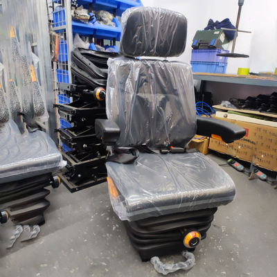 Sedile del conducente del veicolo per motori con materiale in PVC e poggiatesta a tre marce regolabile