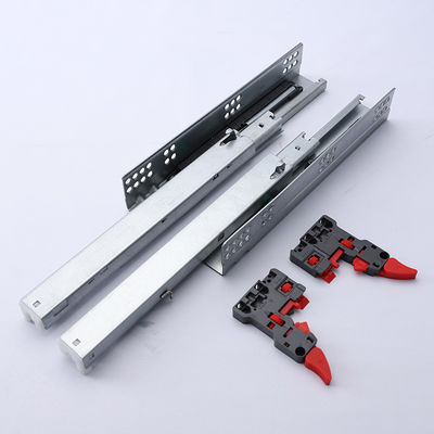 10 Set/ctn 303B-350 Ampliamento completo Ammorbidimento Slide nascosto 3 Pieghe Soft Close Undermount Drawer