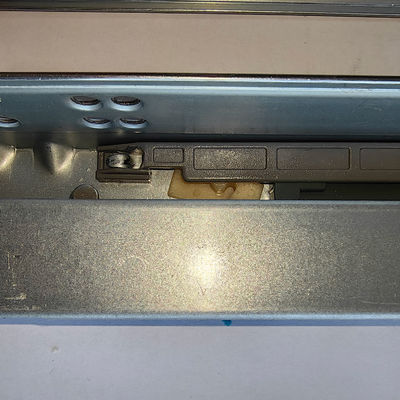 370mm Min Profondità del gabinetto Cassetto cassetto fondo rimbalzo 3 volte Hidden Slide Rail 303BF-350