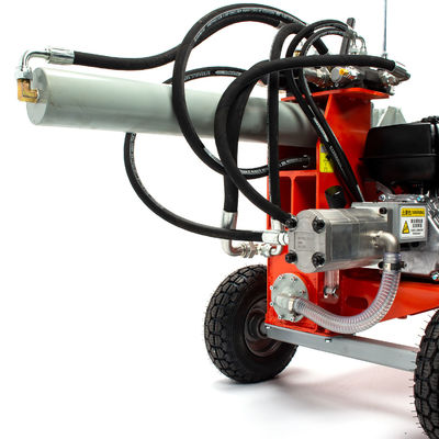 Manuale maniglia di controllo di 18 tonnellate casa idraulica doppio cilindro log splitter per la frantumazione del legno