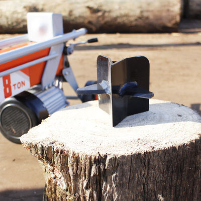 Splitter elettrico di legno da 8 tonnellate Splitter mobile per la divisione domestica diametro 50-400mm