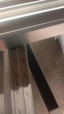 Facile da utilizzare 45 gradi Lineare diagonale per seghe a pannello di precisione e seghe a tavolo scorrevole